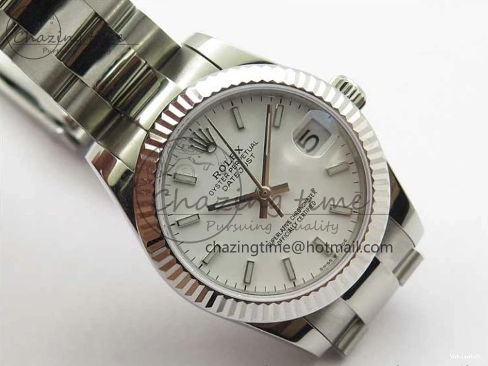 Dial Sticks Oyster White Bracelet Maker Best Edition BP 31mm Marker Datejust 278271 SS on 1227